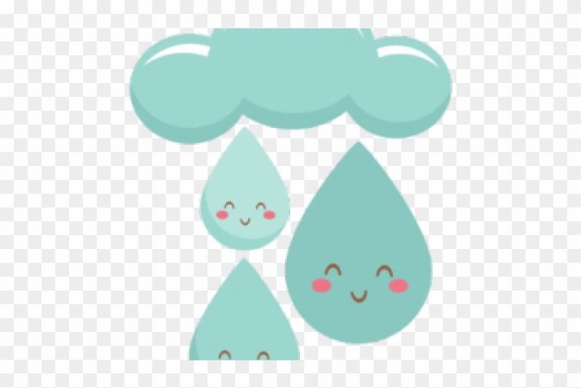 Cartoon Cute Raindrop Clipart - Png Download #1797524