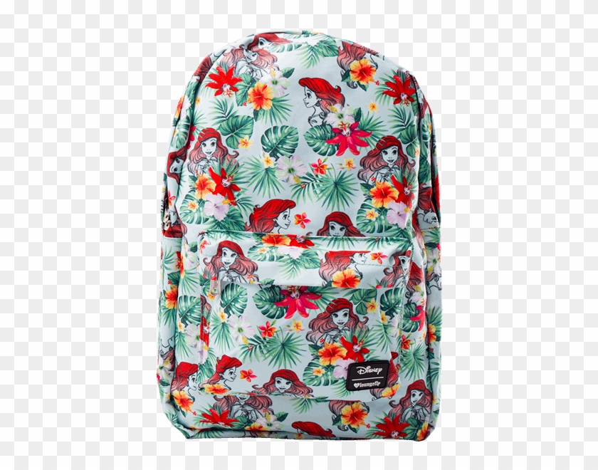 The Little Mermaid Ariel Tropical Loungefly Backpack - Laptop Bag Clipart