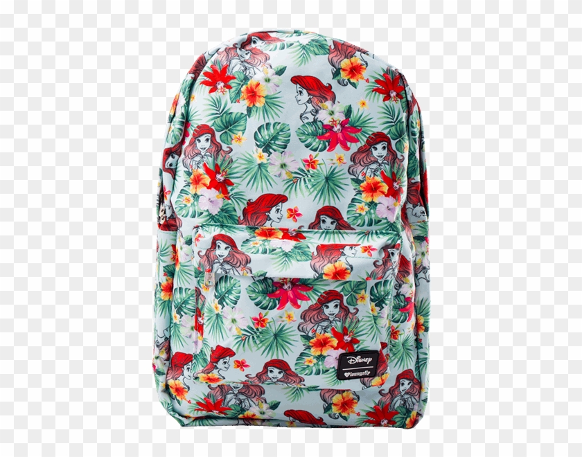 The Little Mermaid Ariel Tropical Loungefly Backpack - Laptop Bag Clipart #1797816