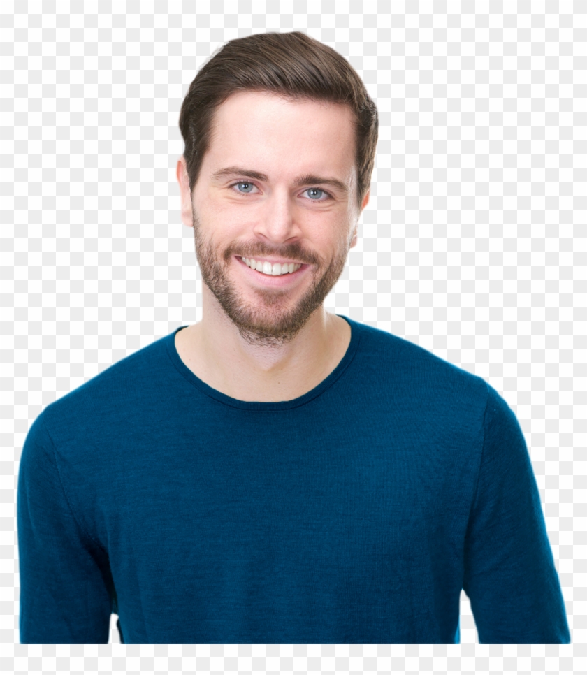 Crowns Are Also Used To Restore Chipped Teeth, Broken - Young Man Portrait Png Clipart