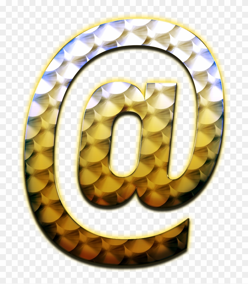 At Sign Png Transparent Image - Circle Clipart #1798192