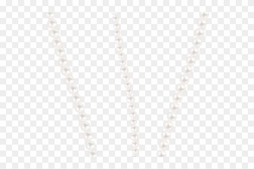 Necklace Clipart Png Format - Collar De Bolas Blanco Transparent Png #1798873