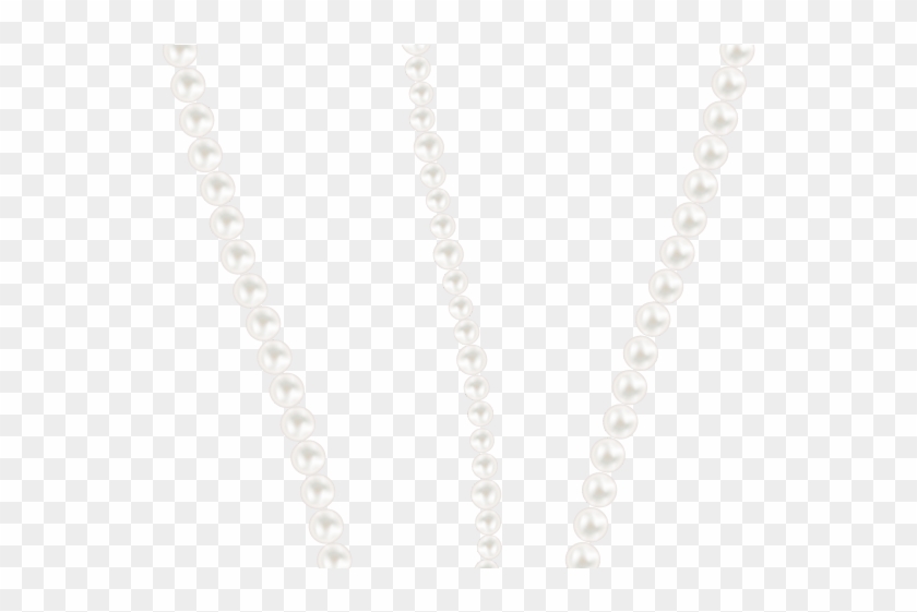 Necklace Clipart Png Format - Collar De Bolas Blanco Transparent Png