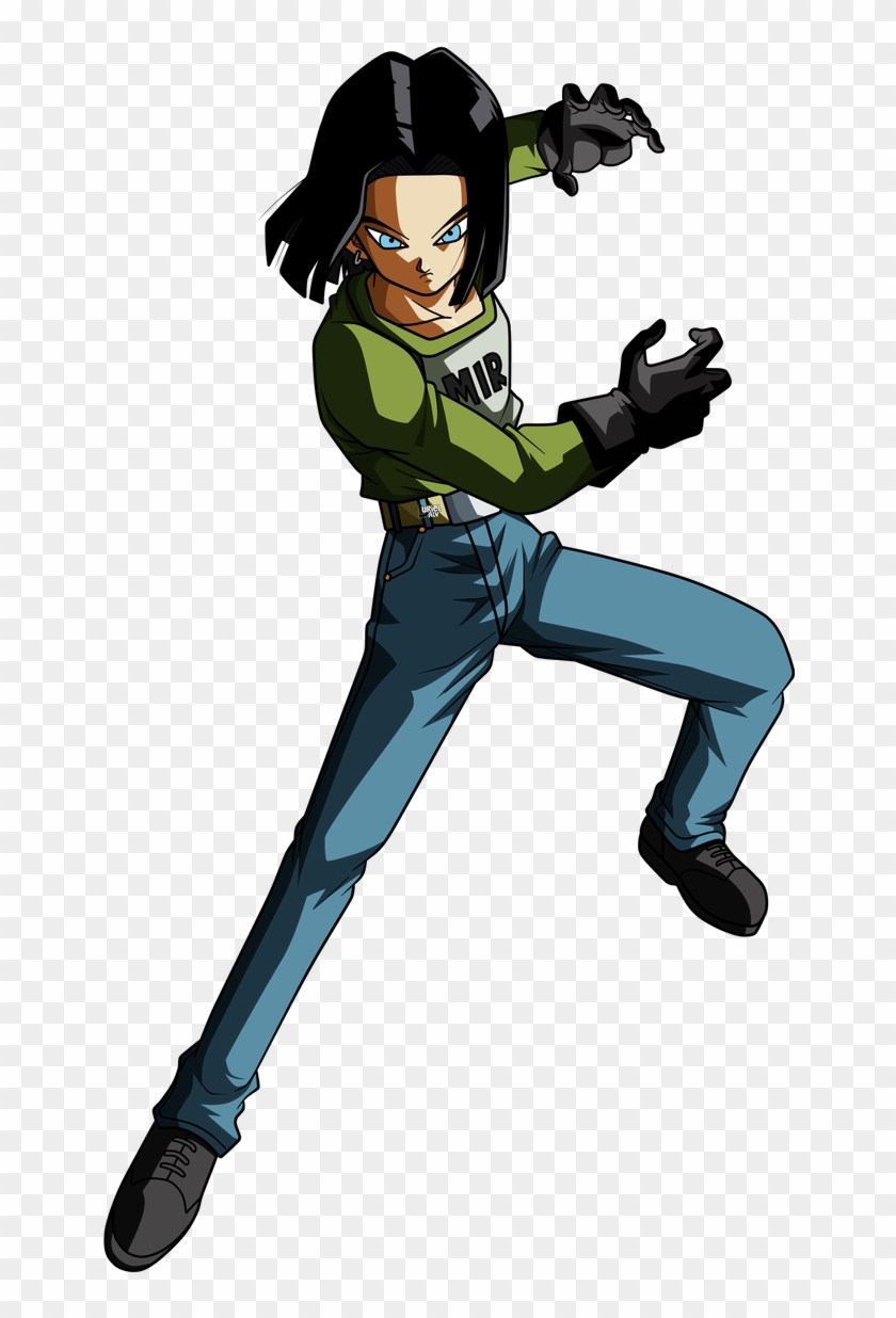 Numero 17 By Urielalv - Numero 17 Dragon Ball Super Png Clipart #1799480