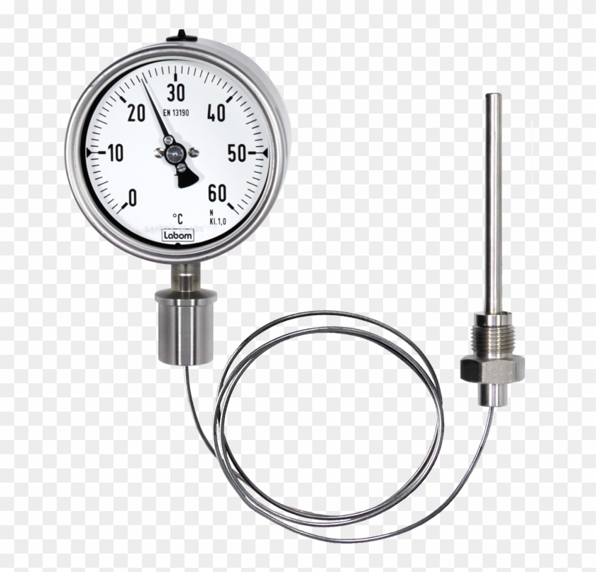 Gas Expansion Thermometer Ns 100/160, Capillary - Gauge Clipart #1799679