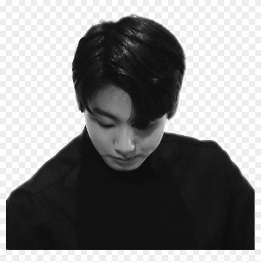 Jungkook Looks Nice In Black 👍💕 - Jungkook In Black Clipart #1799877