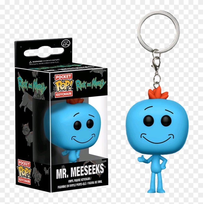 Funko Pop Vinyl - Mr Meeseeks Pocket Pop Clipart
