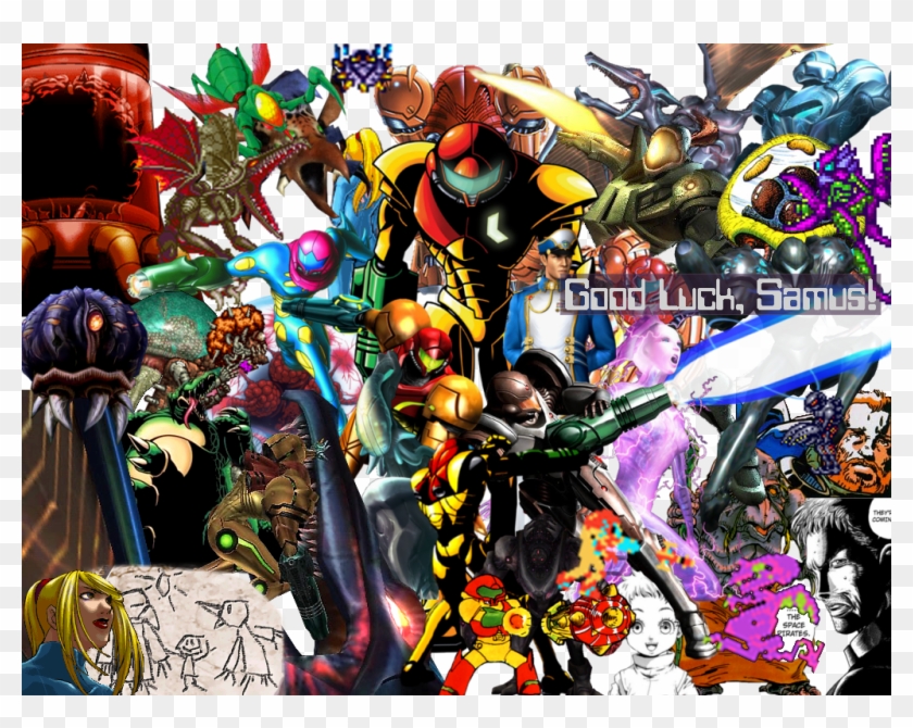 Happy 25th Anniversary, Metroid Btw This Makes A Good - Zelda 25 Anniversary Metroid Clipart