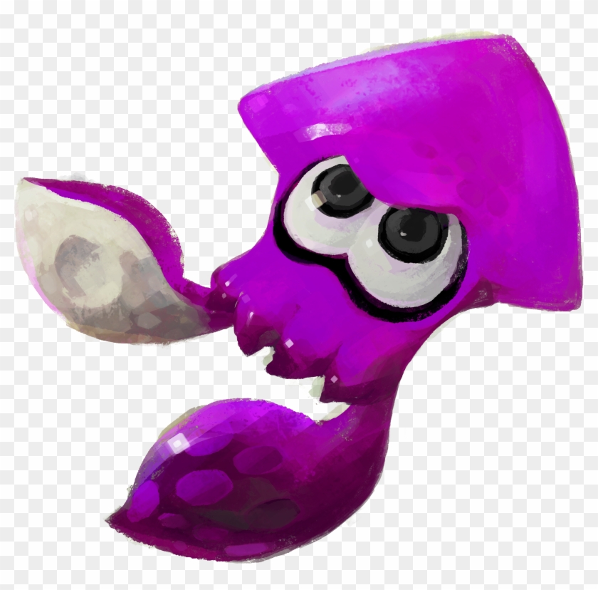 Splatoon Squid Clipart Clipartfest - Splatoon Squid Purple - Png Download #180536