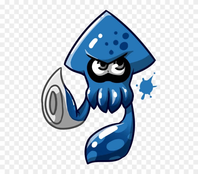 Splatoon 2 Squid Drawing , Png Download - Splatoon Squid Fanart Clipart