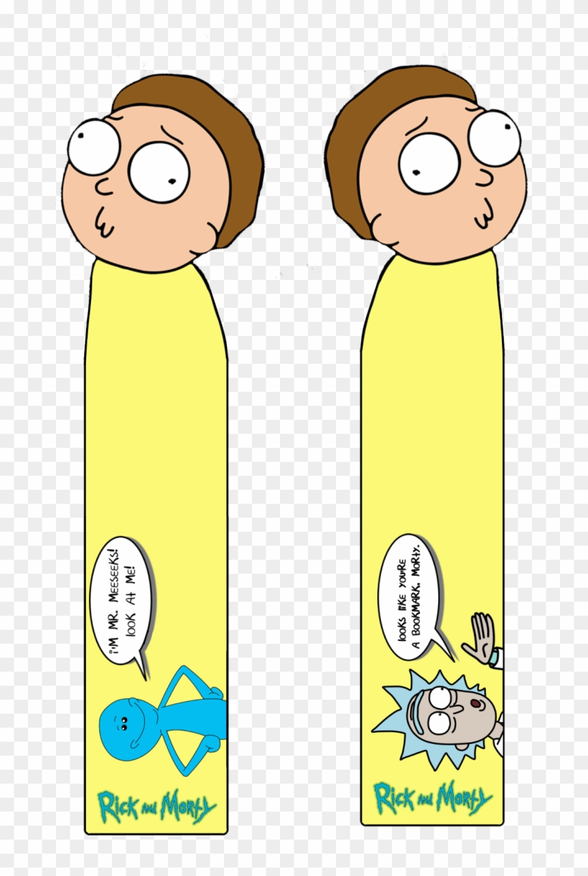 Looks Like You're A Bookmark, Morty - Rick And Morty Clipart #180640