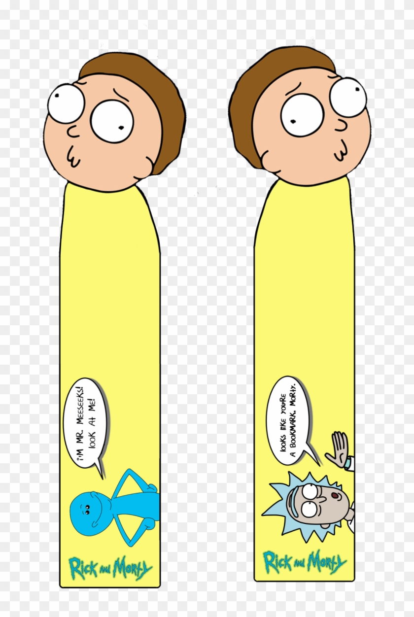 Looks Like You're A Bookmark, Morty - Rick And Morty Clipart