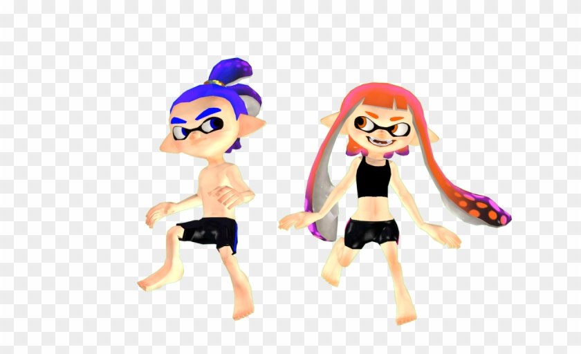 Splatoon 2 Sfm Models , Png Download - Cartoon Clipart #180826