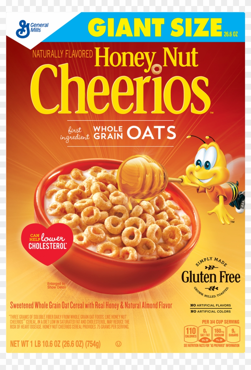 Honey Nut Cheerios Family Size Clipart