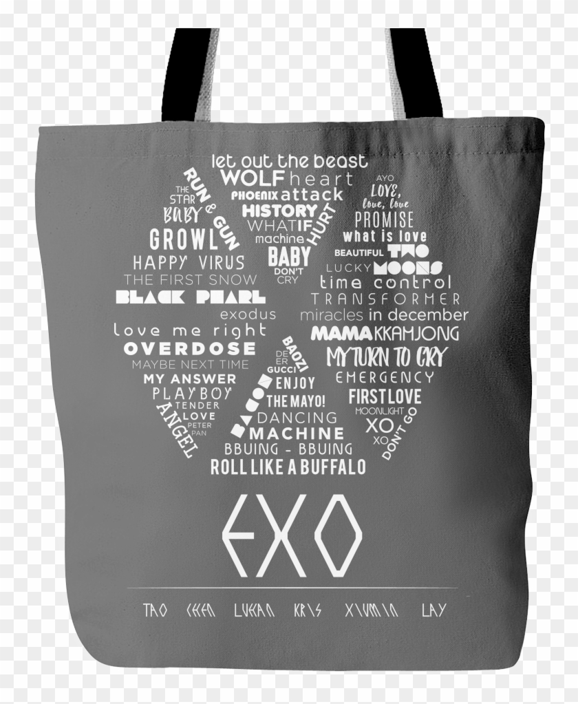 Exo M Logo Tote Bag Clipart 181323 Pikpng