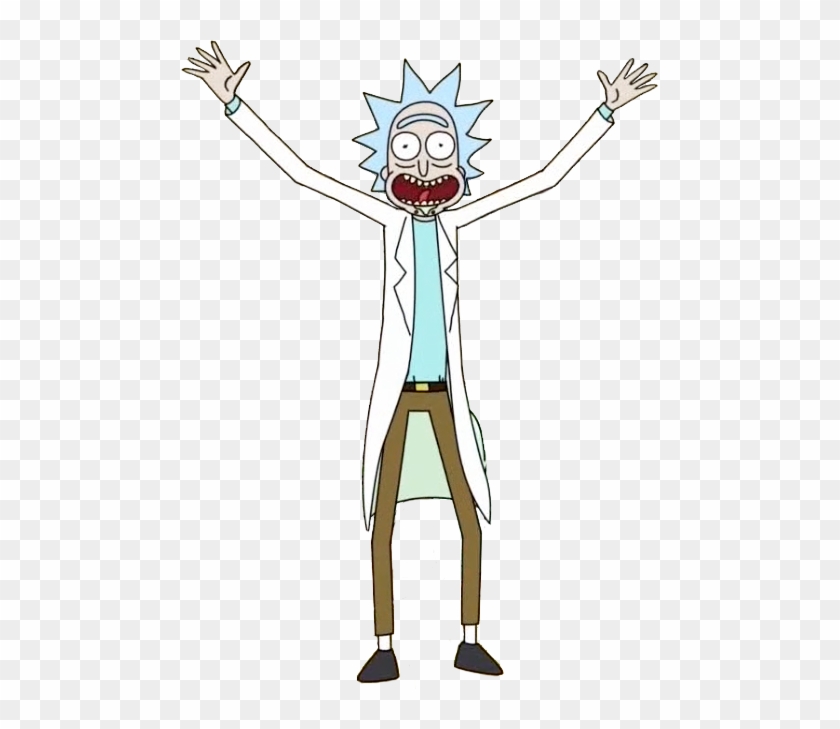Png Cutout From Meeseeks - Rick From Rick And Morty Png Clipart #181483