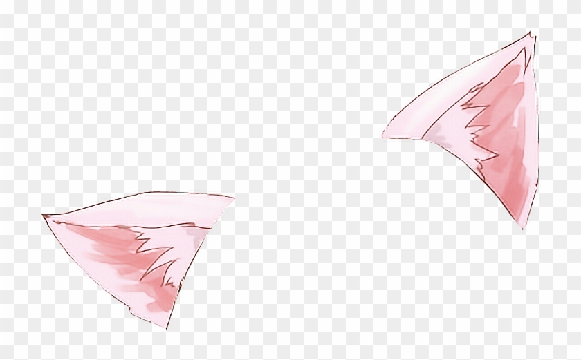 Pink Cat Ears Transparent , Png Download - Kawaii Cat Filter Clipart