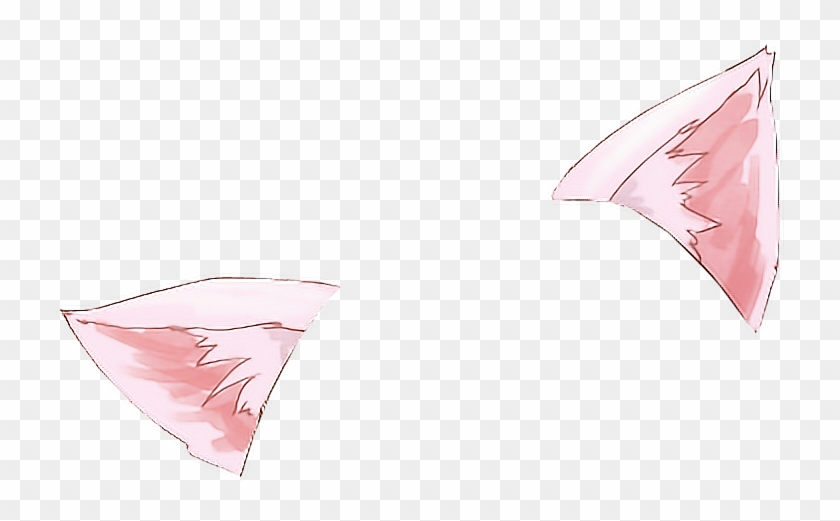 Pink Cat Ears Transparent , Png Download - Kawaii Cat Filter Clipart #181484