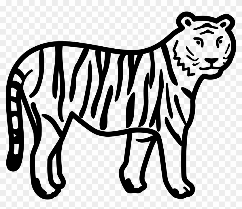 Graphic Free Stock Free Images Photos See Here Black - Clipart Black And White Tiger - Png Download #181682