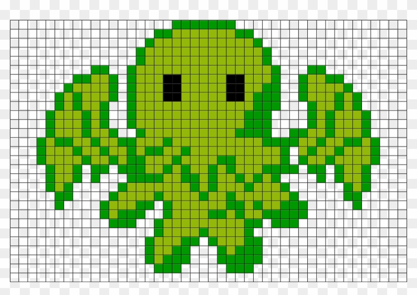 Cthulhu Pixel Art Clipart