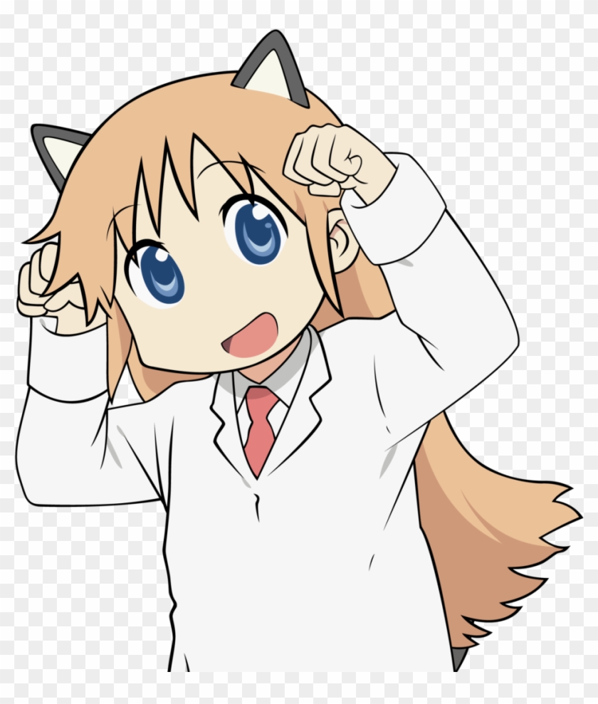 Cat Ears , - Dibujos De Nichijou Clipart