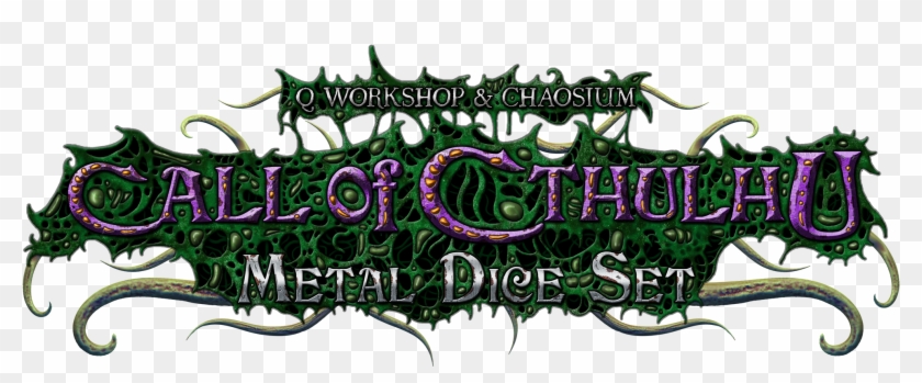 Call Of Cthulhu Metal Dice - Illustration Clipart #182032