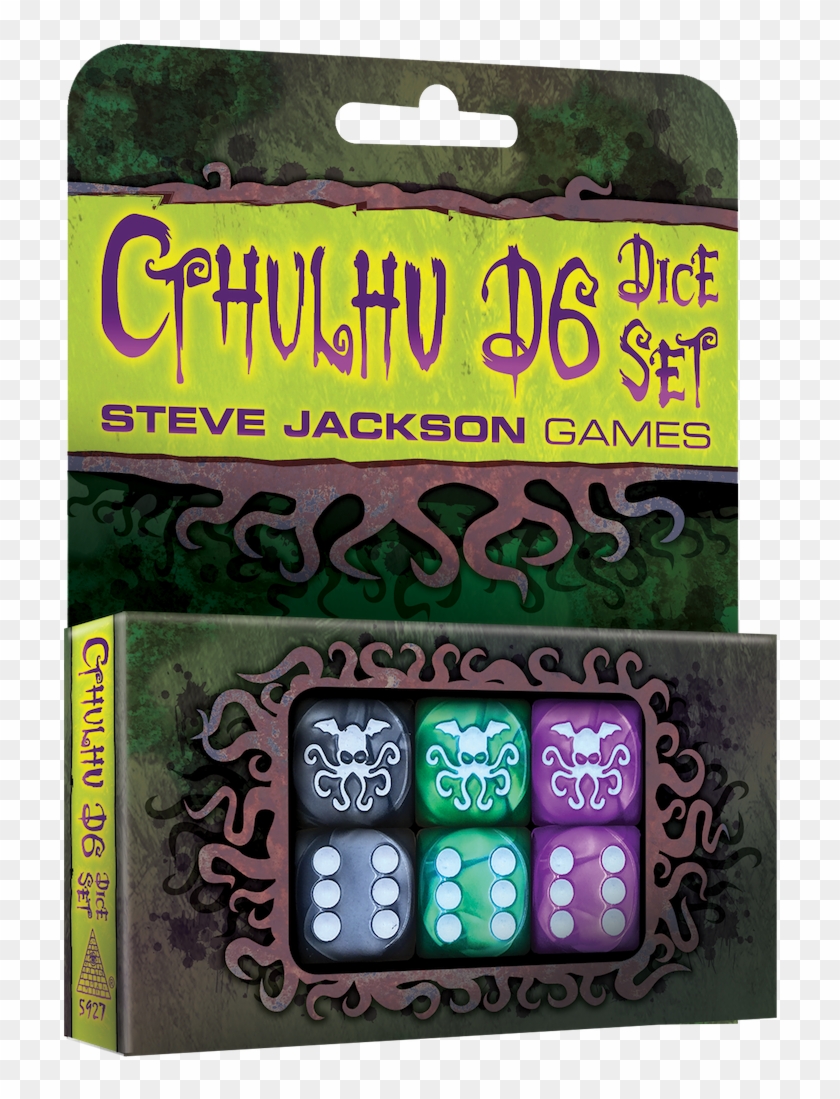 Cthulhu D6 Clipart #182436