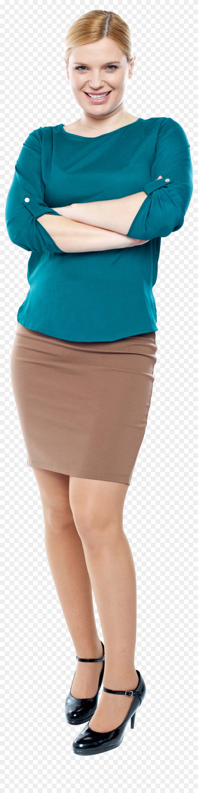 Standing Women - Miniskirt Clipart