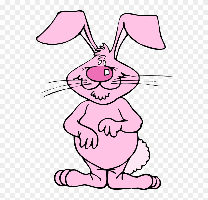 Cartoon Bunny Ears - Pink Rabbit Clip Art - Png Download