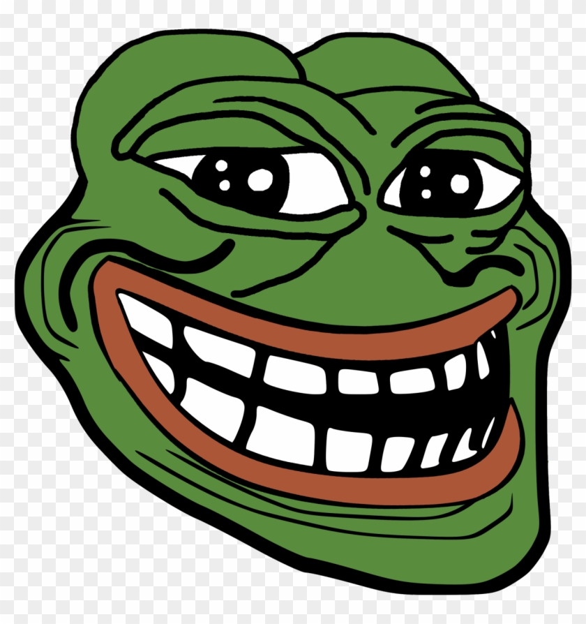 Png - Pepe The Frog Troll Face Clipart