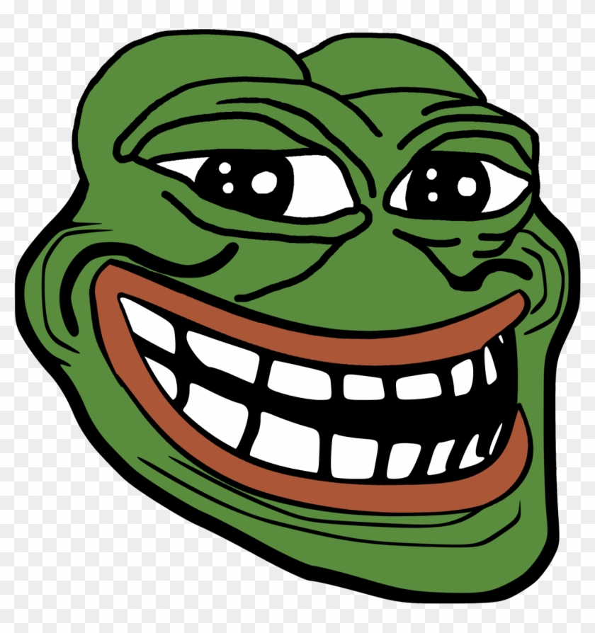 Png - Pepe The Frog Troll Face Clipart #182551