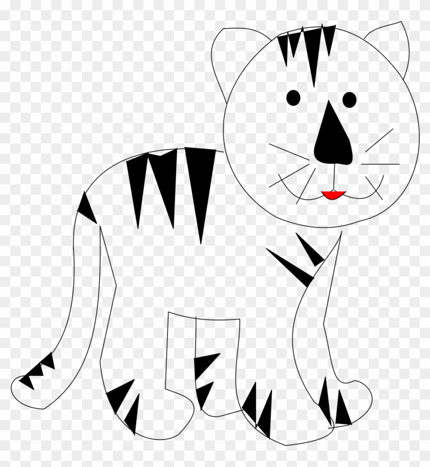 This Free Icons Png Design Of Tiger White Clipart