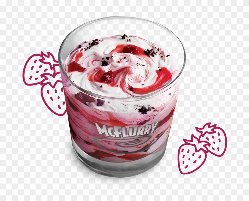 Mcdonald's Mcflurry Strawberry Shortcake Clipart #182910