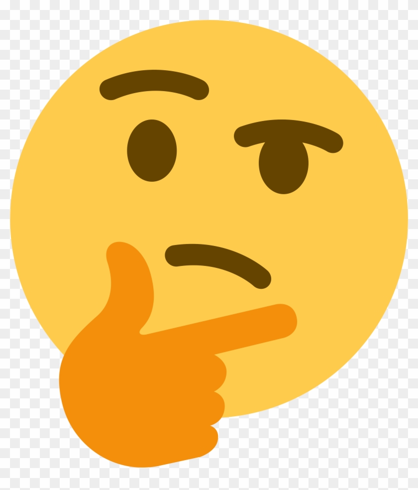 Thinking Emoji Memes Png - Thinking Emoji Png Discord Clipart