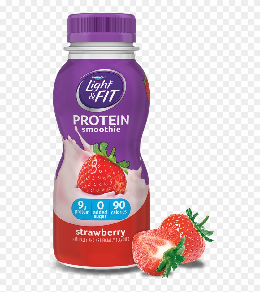 Strawberry Protein Smoothie - Light And Fit Smoothie Clipart