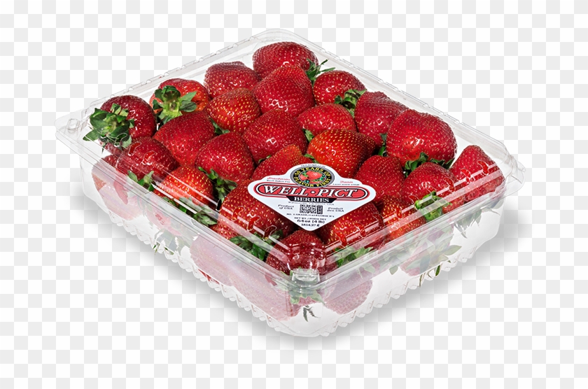 Conventional 4lb Clamshell Strawberries - Clamshell Strawberries Clipart #183166