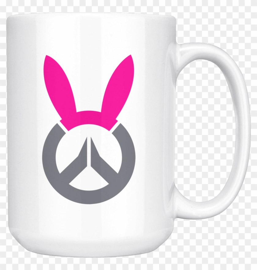 Va Bunny Ears Logo Mug Clipart