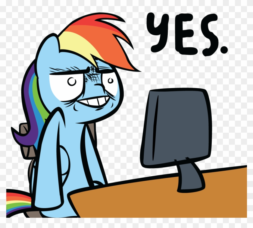 And I Am Not Ashamed - Rainbow Dash Yes Clipart #183469
