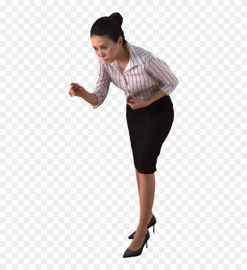Business Woman Standing Png , Png Download - Pencil Skirt Clipart #183492