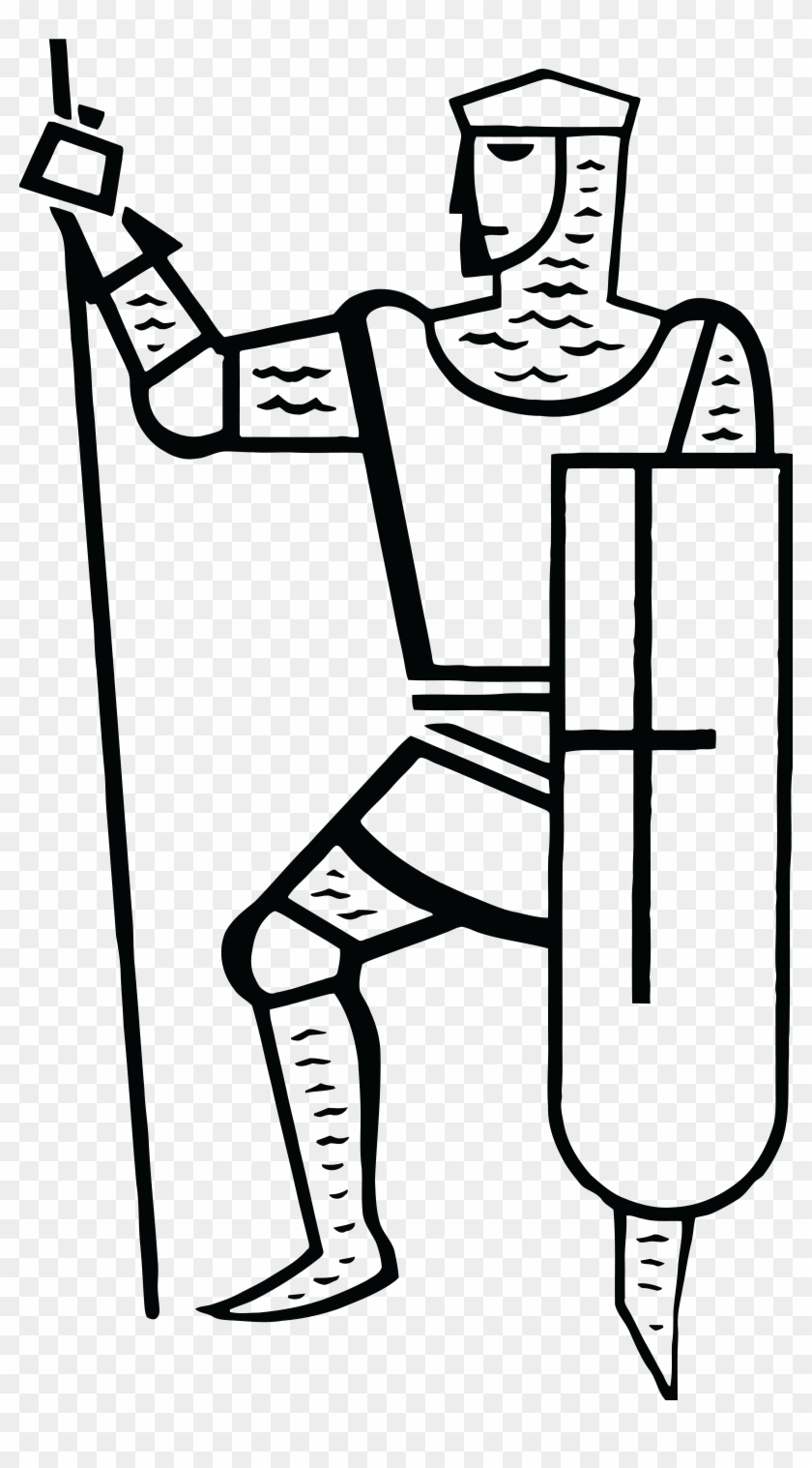 Clip Art Free Collection Of High Quality Free A - Black And White Knight Png Transparent Png #183618