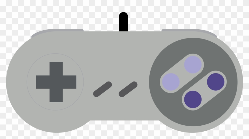 Mocked Up The Snes Controller As A Vector Graphic - Snes Controller Minimal Clipart #183820