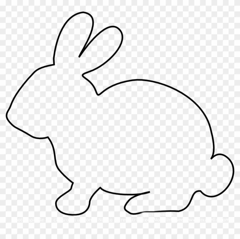 Bunny Rabbit Png Easter Pinterest Bunnyrabbitpng - Rabbit Template Clipart