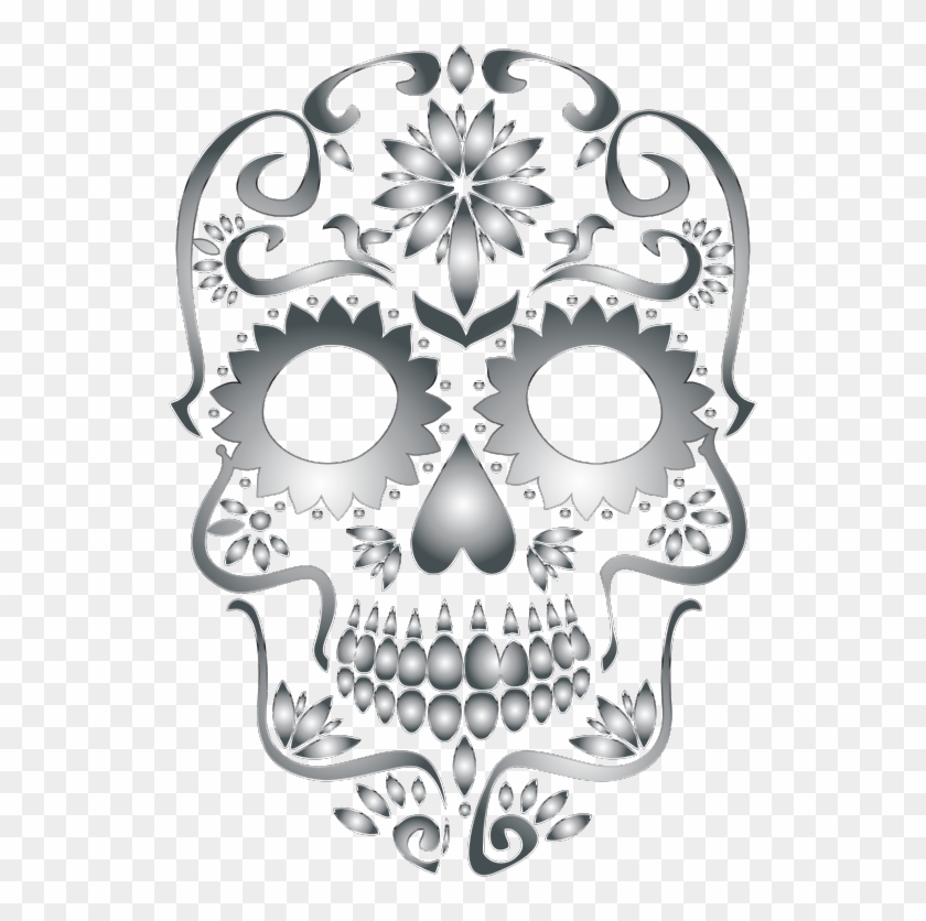 Medium Image - Sugar Skull No Background Clipart #183956
