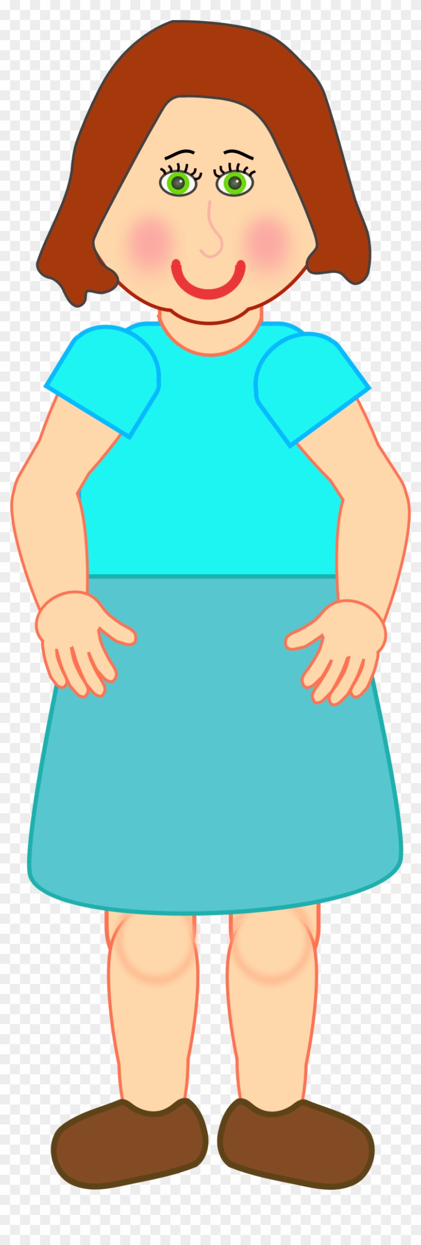 This Free Icons Png Design Of Woman Standing Clipart