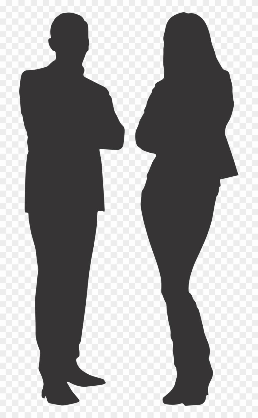 Download - Man And Woman Silhouette Png Clipart #184080