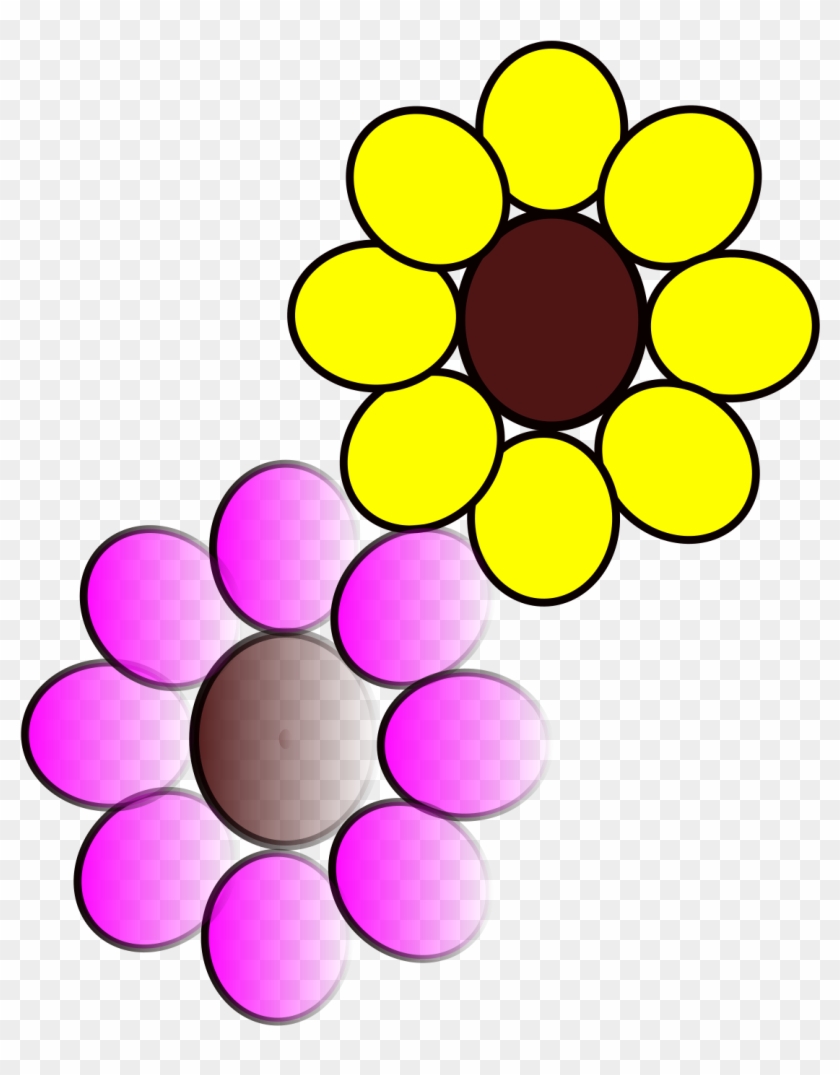 This Free Icons Png Design Of Flowers Purple And Yellow Clipart