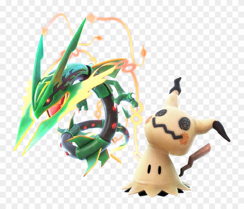 Pokémon Battles Are About To Get A Lot More Exciting - Pokken Tournament Dx Mega Rayquaza Clipart #184172