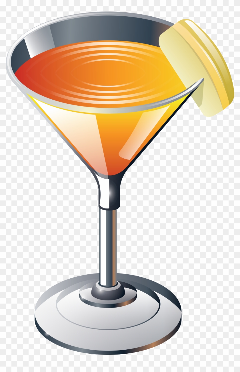 Martini Wine Glass Png Clipart #184408