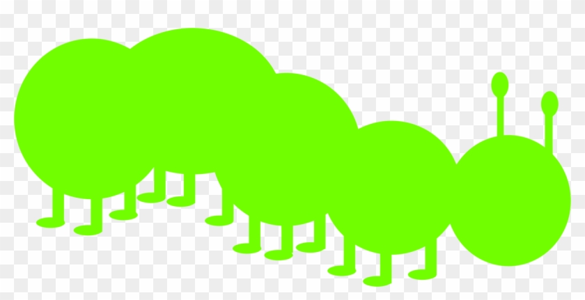 Clip Freeuse Download Silhouette Computer Icons Drawing - Caterpillar Silhouette Clipart - Png Download #184441
