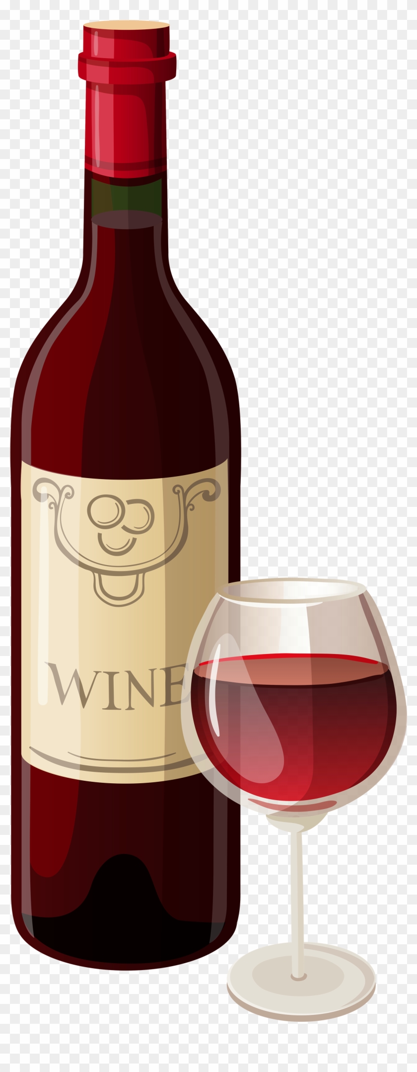 Wine Png Images Free Download, Wine Glass Png - Transparent Wine Bottle Clipart